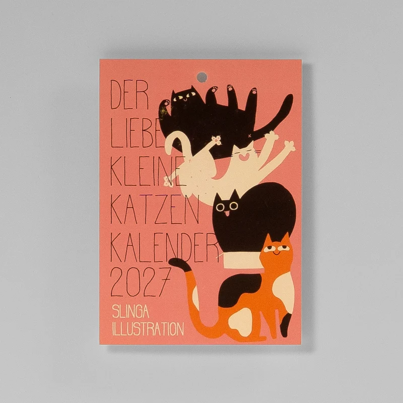 Abreißkalender – Der liebe kleine Katzen Kalender 2027